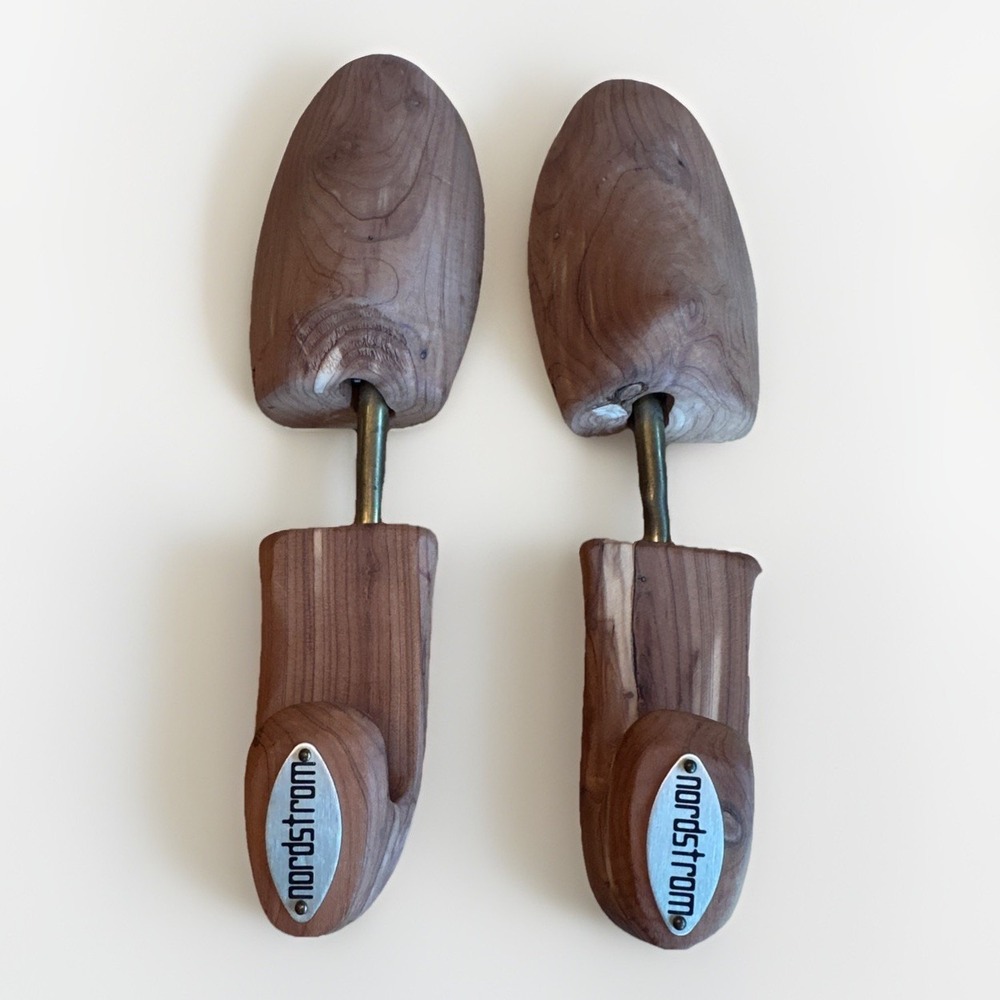 Vintage Nordstrom Cedar Wooden Shoe Tree Stretchers Size Small Shaper Form Wood‎